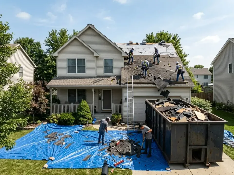 roof-replacement-debris-remova-004 — frequently asked questions, Cheapest Dumpster Rentals in New Roads, LA